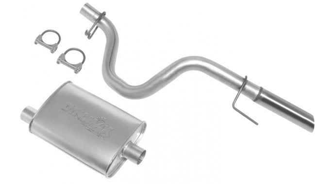 Single - 2.25" Cat-Back System - Super Turbo™ Muffler