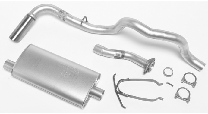 Single - 2.5" Cat-Back System - Super Turbo™ Muffler