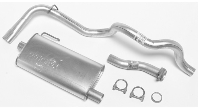 Single 2 25 Cat Back System Super Turbo Muffler P N 17320