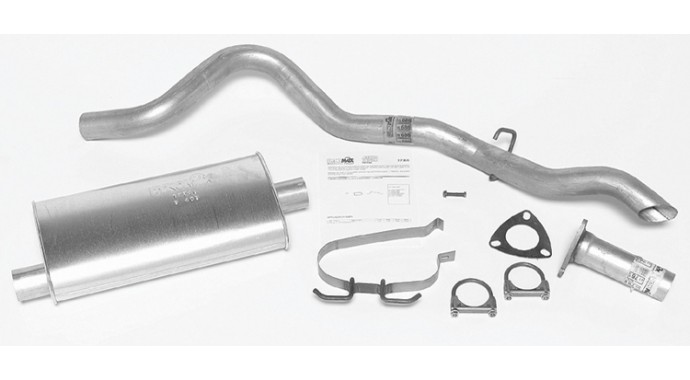 Single - 2.5" Cat-Back System - Super Turbo™ Muffler