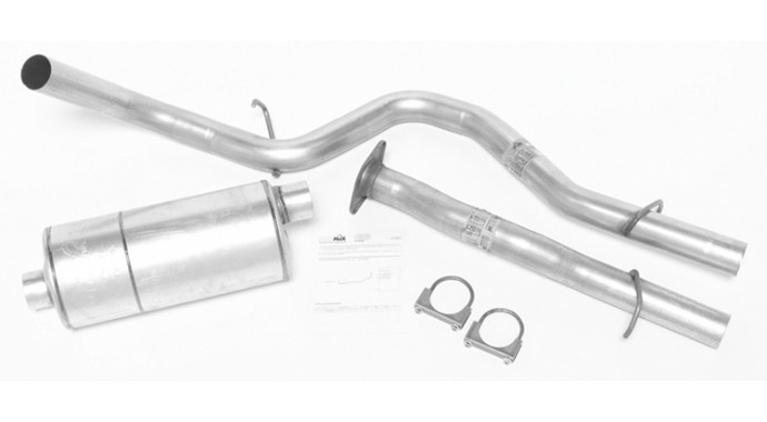 Single - 3" Cat-Back System - Super Turbo™ Muffler