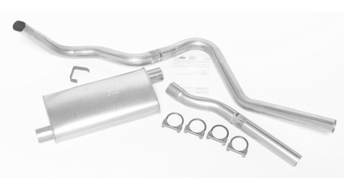 Single - 2.5" Cat-Back System - Super Turbo™ Muffler