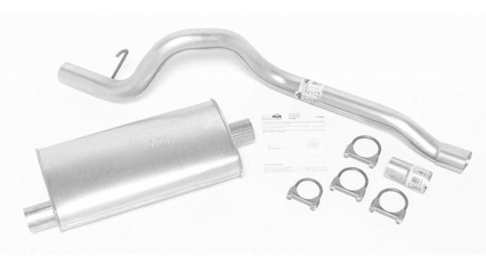 Single - 2.25" Cat-Back System - Super Turbo™ Muffler