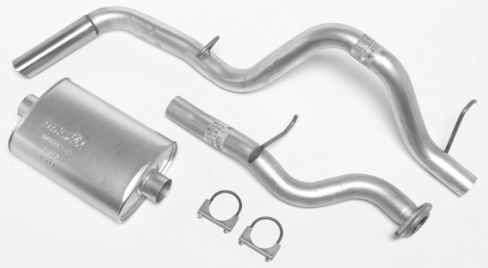 Single - 3" Cat-Back System - Super Turbo™ Muffler