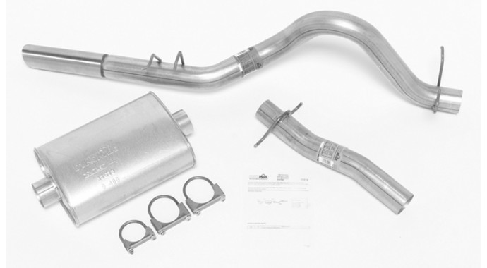 Single - 3" Cat-Back System - Super Turbo™ Muffler