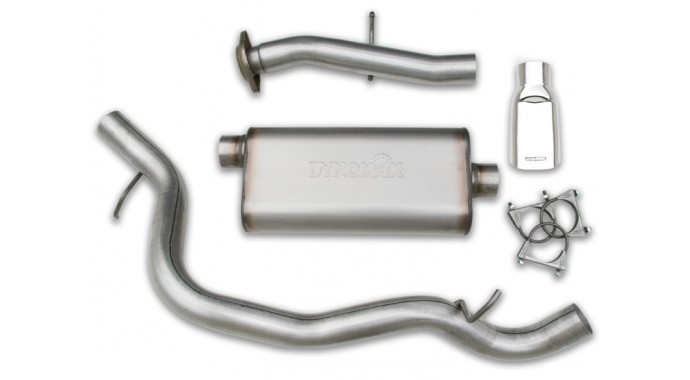 Single - 3" Cat-Back System - Ultra Flo™ Welded Muffler