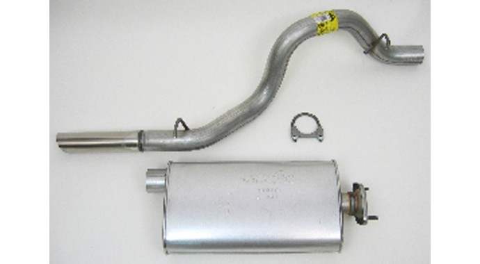 Single - 2.5" Cat-Back System - Super Turbo™ Muffler