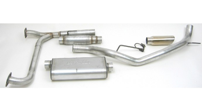 Single 3 Cat Back System Ultra Flo Welded Muffler P N