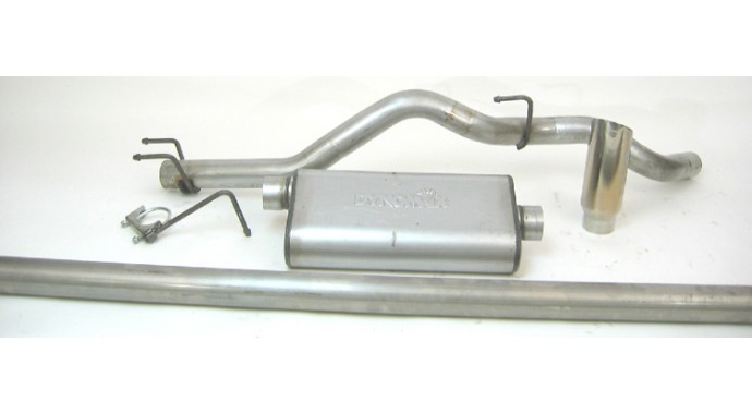 Single - 3" Cat-Back System - Ultra Flo™ Welded Muffler