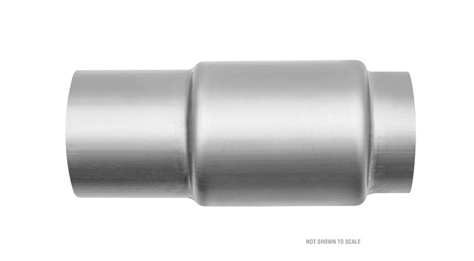 Dynomax 24222 Race Series Bullet Muffler – 3" In/Out, 16.5" Overall, Aluminized