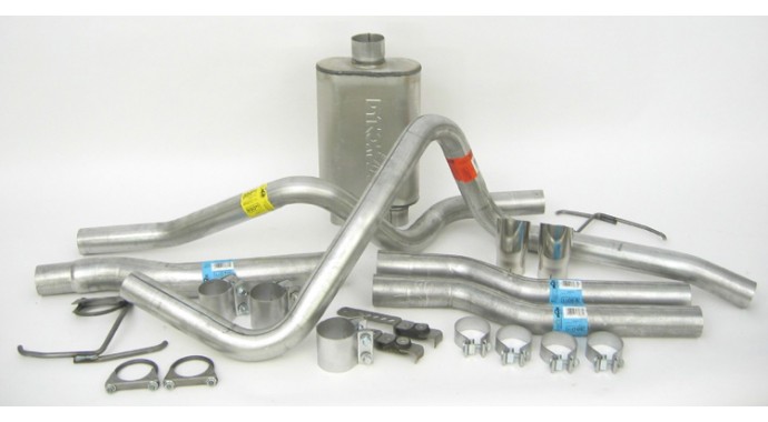 Dual - 2.5" Cat-Back System - Ultra Flo™ Welded Muffler