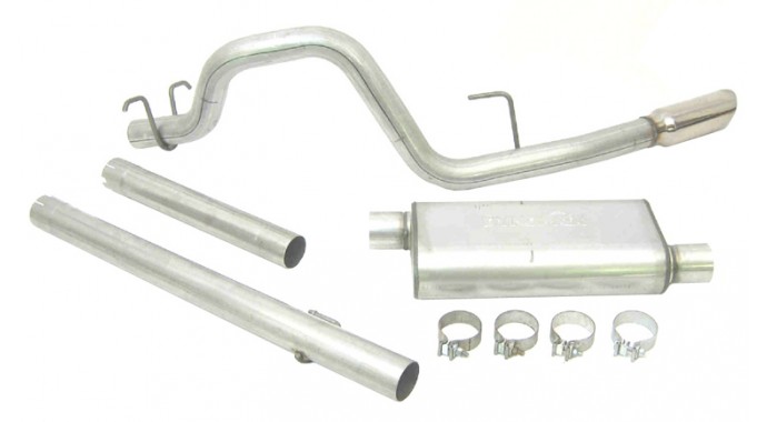 Single - 3" Cat-Back System - Ultra Flo™ Welded Muffler