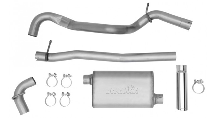 Single - 2.5" Cat-Back System - Ultra Flo™ Welded Muffler