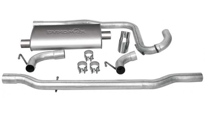 Single 2 25 Cat Back System Ultra Flo Welded Muffler P N