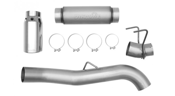 Single - 5" DPF-Back System - Ultra Flo™ Welded Muffler