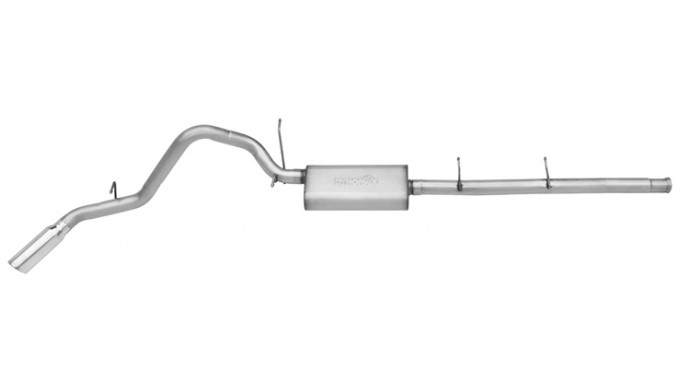 Single - 3" Cat-Back System - Ultra Flo™ Welded Muffler