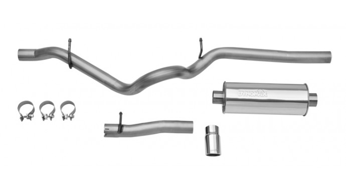 Single - 2.5" Cat-Back System - Ultra Flo™ Polished Muffler