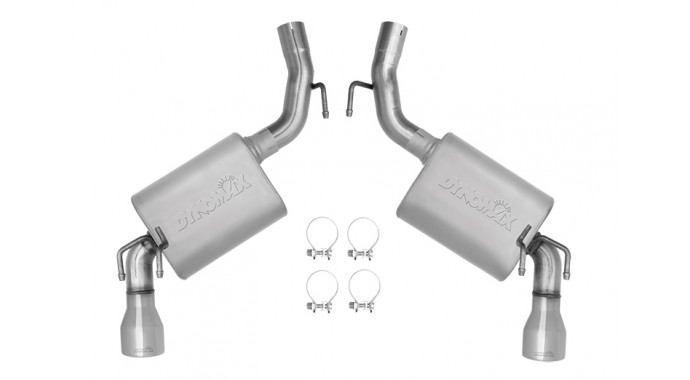 Dual - 2.5" Axle-Back System - Ultra Flo™ Welded Muffler