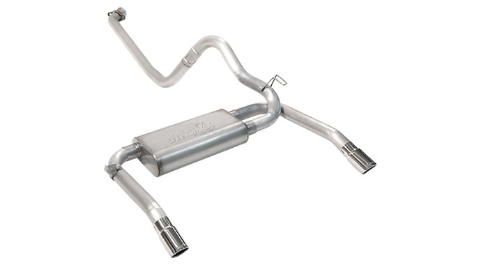 Dual - 2.5" Cat-Back System - Ultra Flo™ Welded Muffler