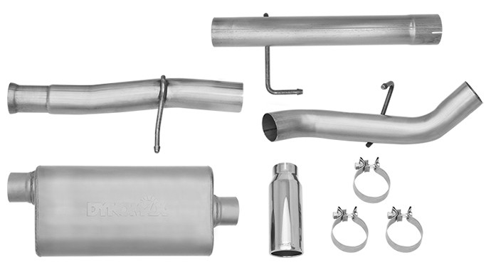 Single - 3" Cat-Back System - Ultra Flo™ Welded Muffler