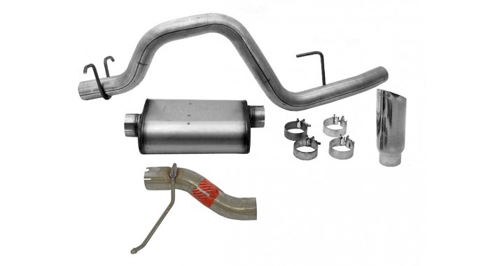 Dynomax 39517 Ultra Flo Welded Cat-Back Single Exhaust System 