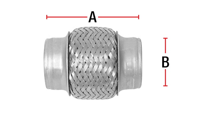 Universal Flex Pipe With Bushings - 41791