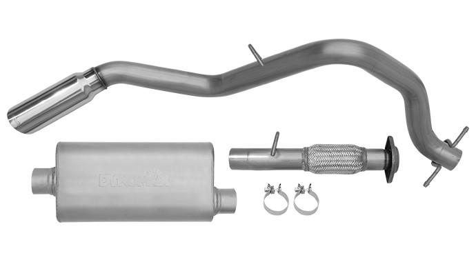 Single - 3" Cat-Back System - Ultra Flo™ Welded Muffler