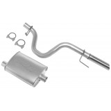 Single - 2.25" Cat-Back System - Super Turbo™ Muffler