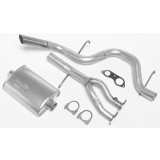 Single - 3" Cat-Back System - Super Turbo™ Muffler