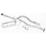 Single - 3" Cat-Back System - Super Turbo™ Muffler