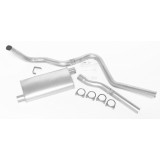 Single - 2.5" Cat-Back System - Super Turbo™ Muffler