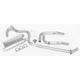 Dual - 2.5" Cat-Back System - Super Turbo™ Muffler