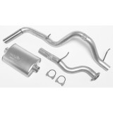 Single - 3" Cat-Back System - Super Turbo™ Muffler