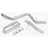 Single - 3" Cat-Back System - Super Turbo™ Muffler