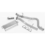 Single - 3" Cat-Back System - Ultra Flo™ Welded Muffler