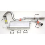 Single - 3" Cat-Back System - Super Turbo™ Muffler