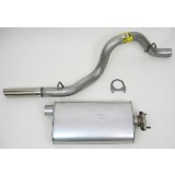 Single - 2.5" Cat-Back System - Super Turbo™ Muffler