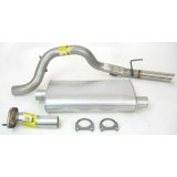 Single - 2.5" Cat-Back System - Ultra Flo™ Welded Muffler