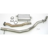 Single - 2.5" Cat-Back System - Ultra Flo™ Welded Muffler