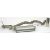 Single - 3" Cat-Back System - Ultra Flo™ Welded Muffler