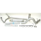 Single - 4" Manifold-Back System - Ultra Flo™ Welded Muffler