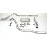 Dual - 3"-2.5" Cat-Back System - Super Turbo™ Muffler