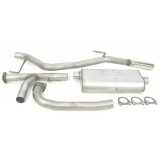 Single - 2.5" Cat-Back System - Ultra Flo™ Welded Muffler