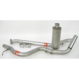 Single - 3" Cat-Back System - Ultra Flo™ Welded Muffler