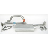 Single - 2.5" Cat-Back System - Ultra Flo™ Polished Muffler