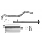 Single - 2.5" Cat-Back System - Ultra Flo™ Polished Muffler