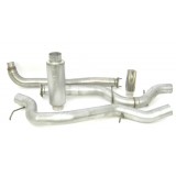 Single - 4" Turbo-Back System - Ultra Flo™ Welded Muffler