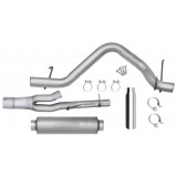 Single - 4" Cat-Back System - Ultra Flo™ Welded Muffler