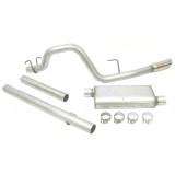 Single - 3" Cat-Back System - Ultra Flo™ Welded Muffler