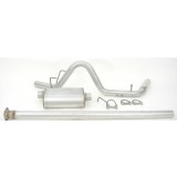 Single - 2.5" Cat-Back System - Ultra Flo™ Welded Muffler